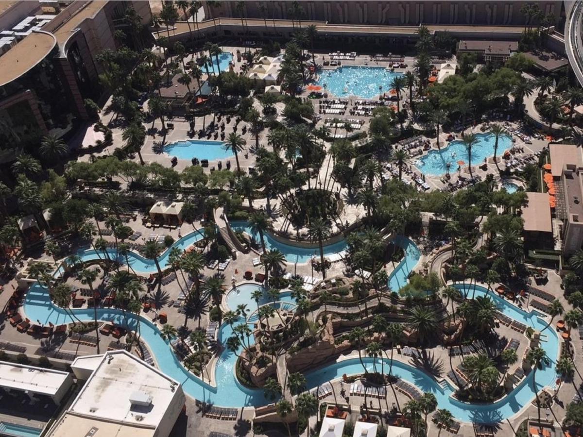 Lucky Gem Penthouse & Luxury Suites At Signature Resort, Balcony Strip View 3505 Las Vegas Exterior photo